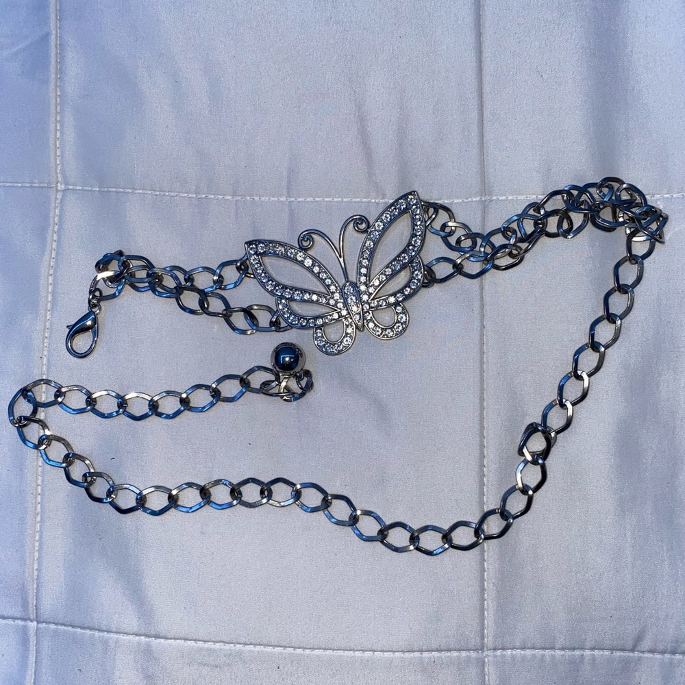 butterfly chain belt